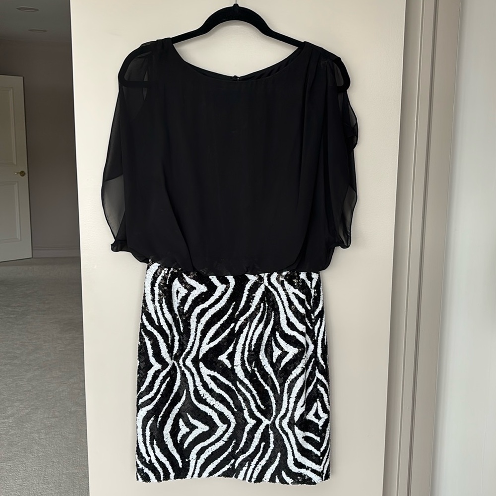 JS Collections Sequin Dress, Size 8